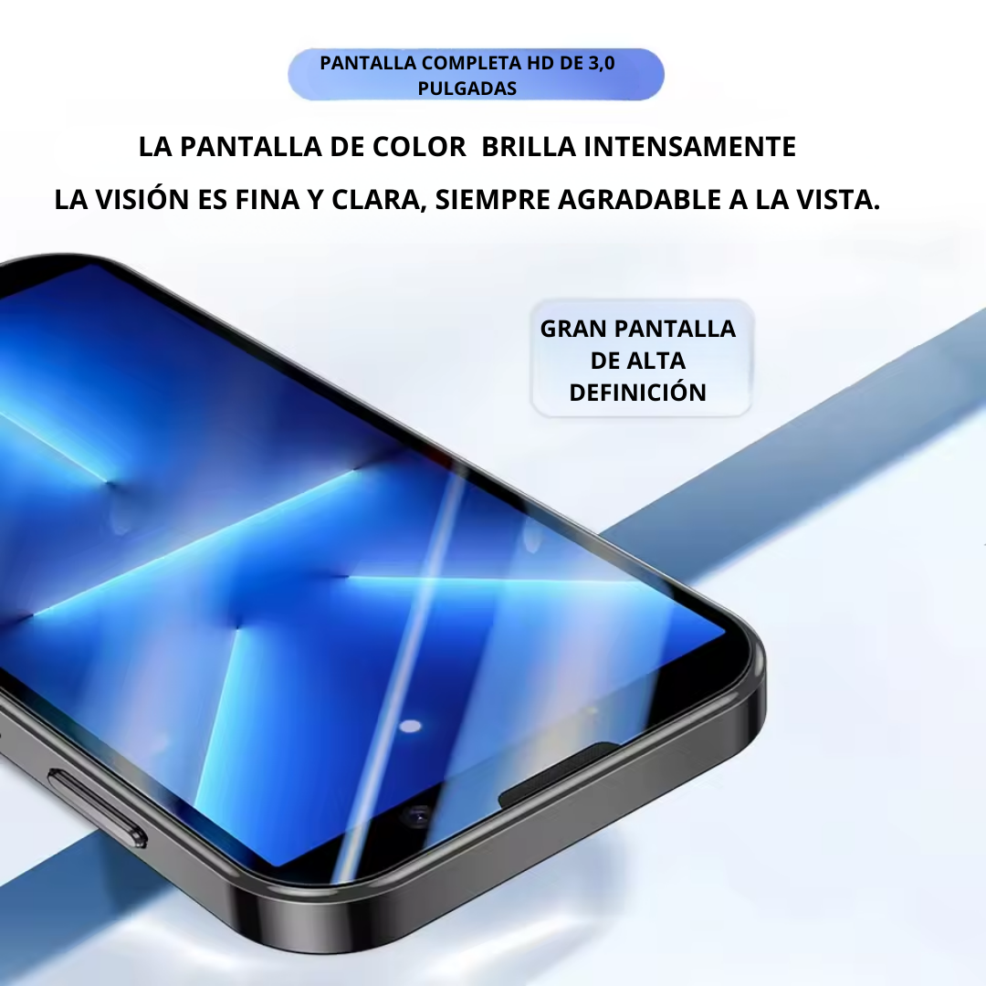 Mini Smartphone 3G con Pantalla de 3.0", 2GB RAM, 16GB ROM y Reconocimiento Facial